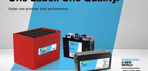 Exide Technologies unveils new label design and product naming for Motion block and tray batteries