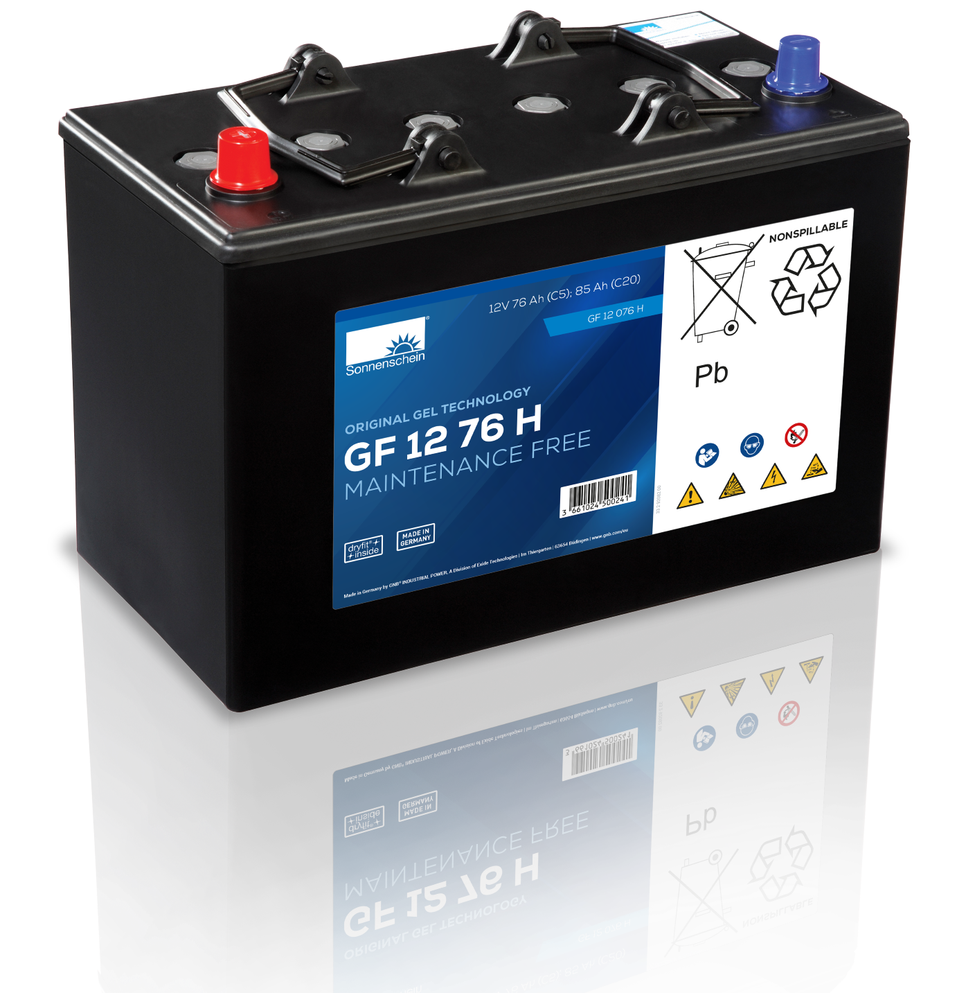 Exide Sonnenschein GF 12 110 V dryfit lead gel traction battery 12V 110Ah  (5h) VRLA, Lead Gel Batteries, Batteries