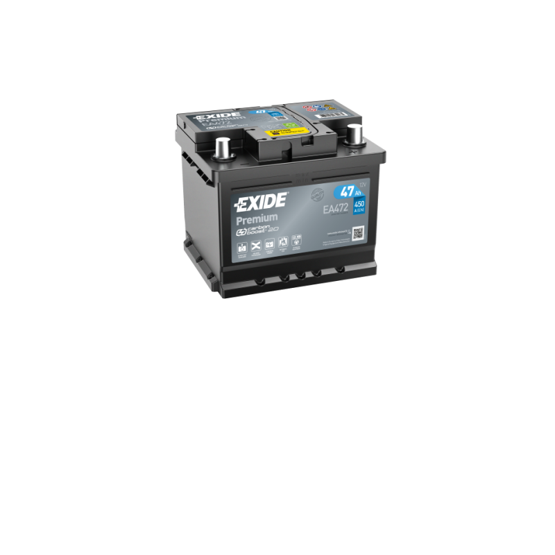 EXIDE Premium Carbon Boost EA472 Autobatterie 47Ah - Batterien Schweiz