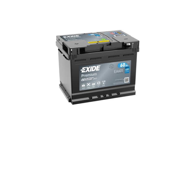 EXIDE PREMIUM EA601 Batterie 12V 60Ah 600A B13 EA601