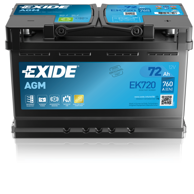 EXIDE EXIDE AGM-L5 AGMシリーズ カーバッテリー アウディ RS 4(8K) 8KCFSF エキサイド 自動車 送料無料