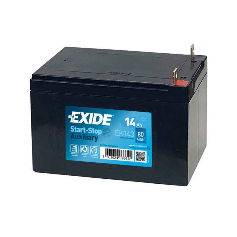 EK131 (EK131) EXIDE EK131 Start-Stop Batterie 12V 13Ah 200A B0  Bleiakkumulator