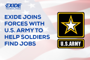 Exide Partners with Army